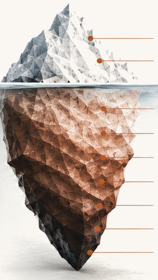 Iceberg of cooling costs, mostly below the waterline